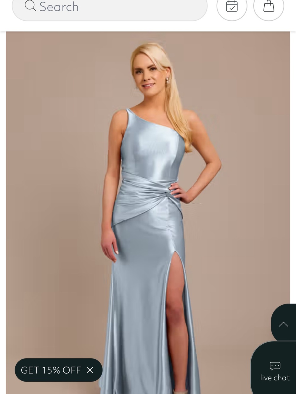 GALINA SIGNATURE
Sculpting Satin One-Shoulder Knot Dress
STYLE# GS290171